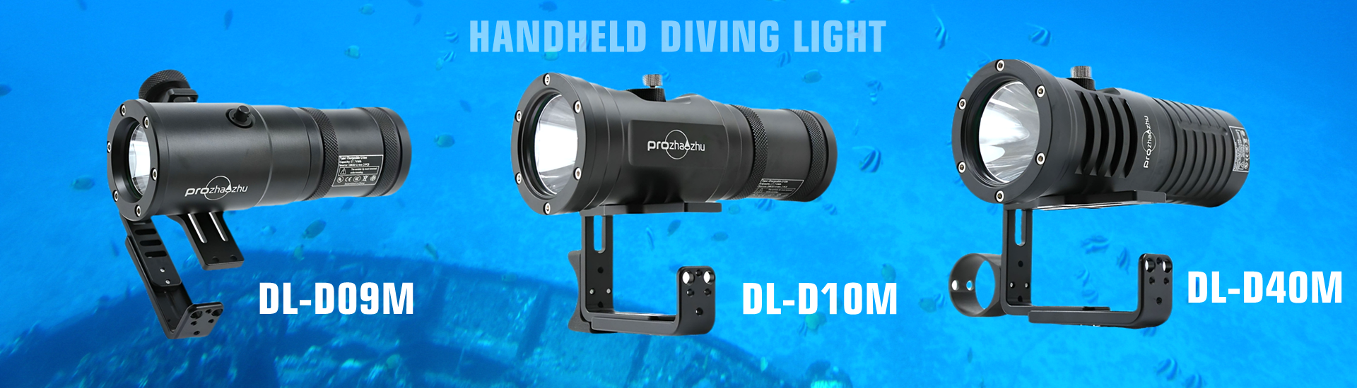 Handheld Underwater Diving Light Technical diving Lamp