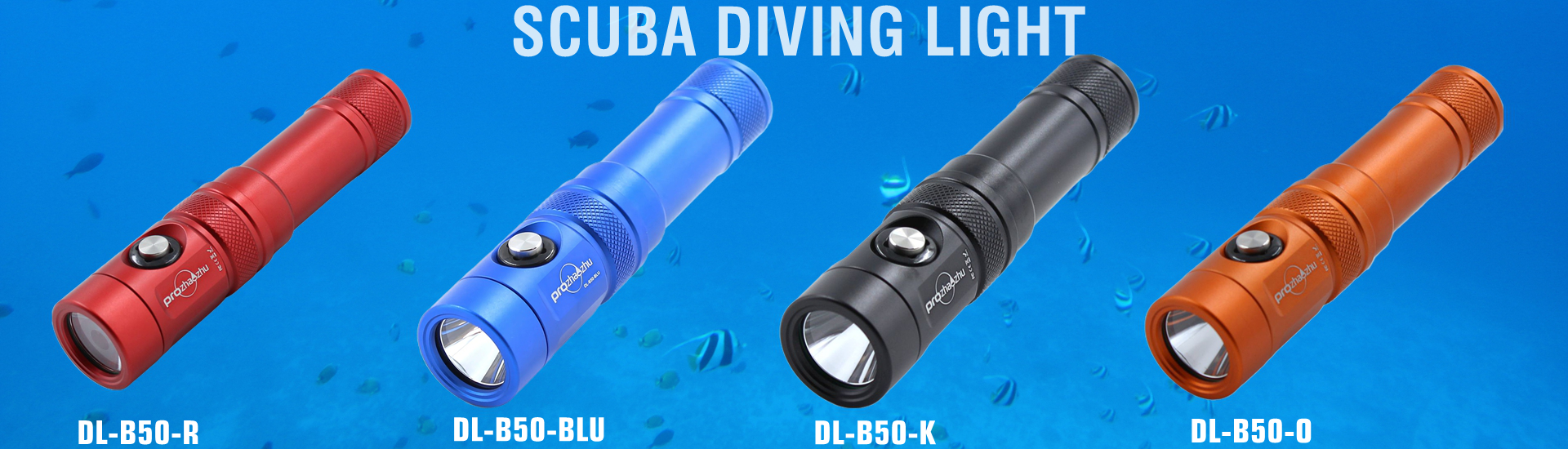 DL-B50 USB-C Charging Diving Light