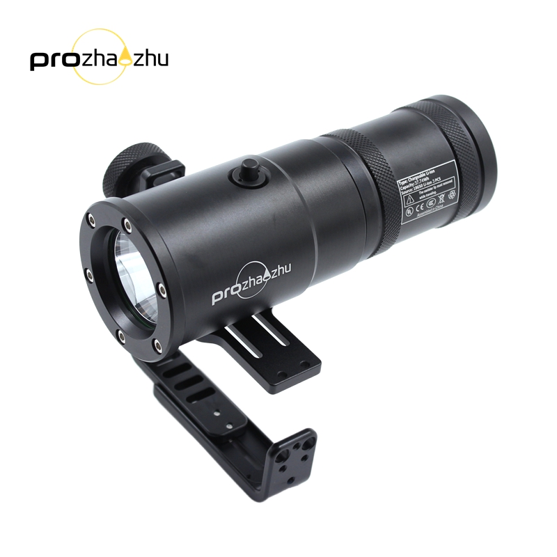 DL-D09M Handheld Techncial Diving Torch Light,2500 lumen super bright tight-beam hot spot,rechargeable battery,150 Depth diving